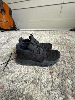 On Running Women's Cloudnova All Black Sneakers Size us 9